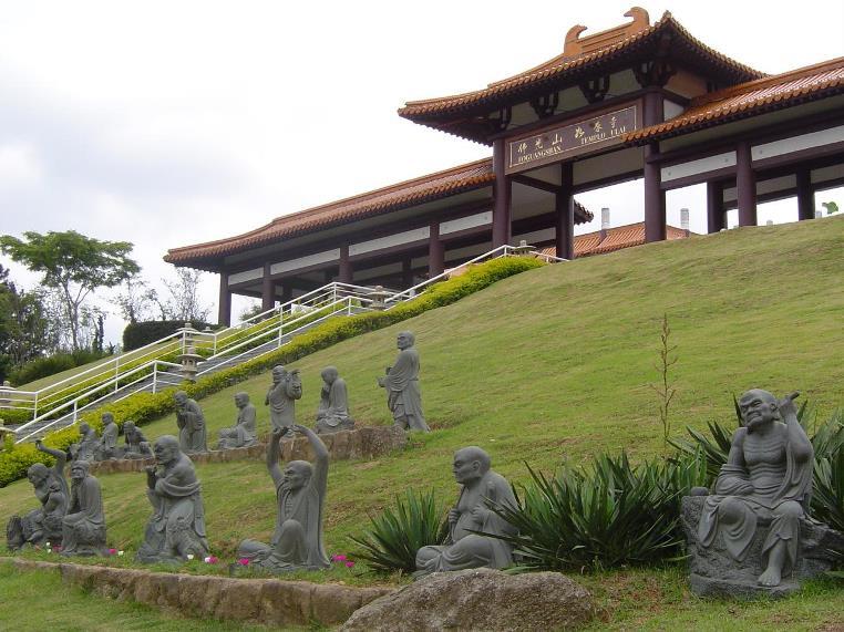 Templo Budista Zu Lai em Cotia (SP). Foto: Divulgação