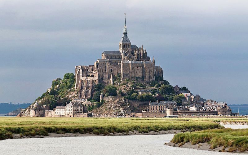 Mont Saint-Michel. (Fonte: Wikimedia Commons)