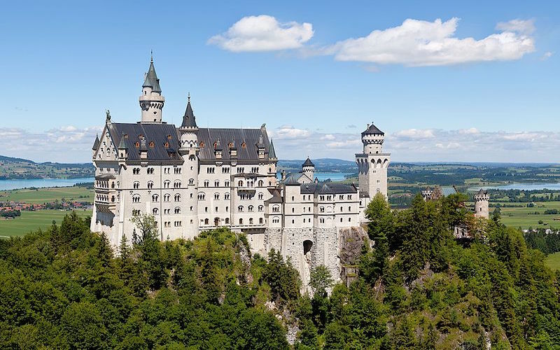 Castelo de Neuschwanstein. (Fonte: Wikimedia Commons)