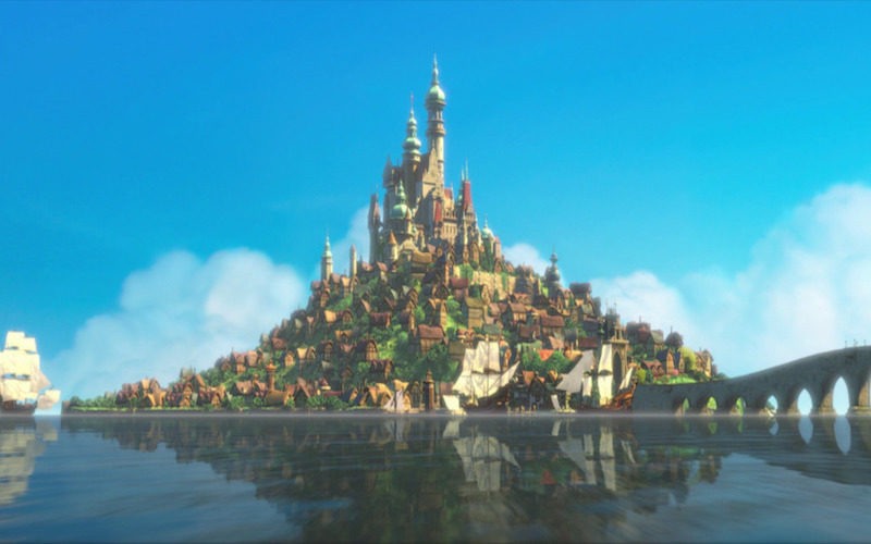 Castelo da Rapunzel. (Fonte: Disney Wikia)