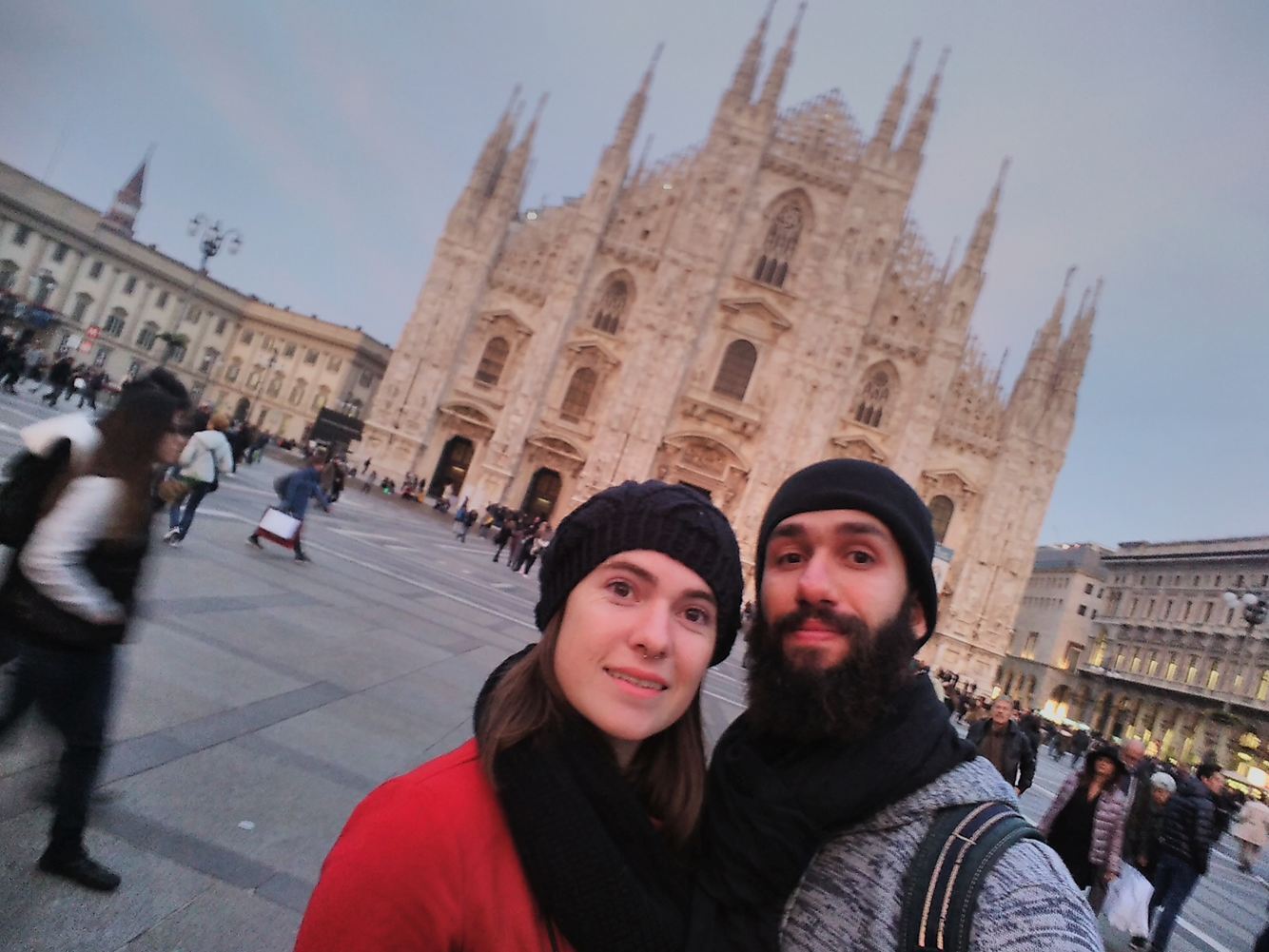 Primeiro destino: Milão.