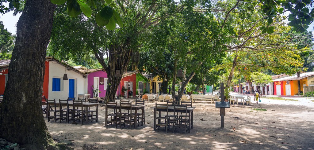 Chamado de Quadrado, o centro de Trancoso é belíssimo e merece tanta atenção quanto as praias da região