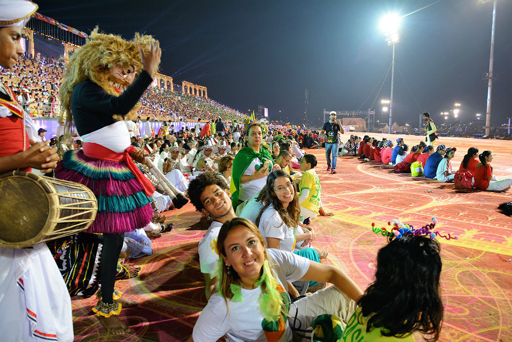 Festival da Art Of Living em Déli