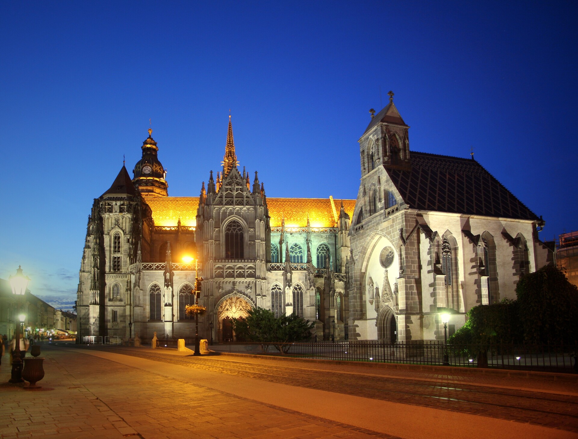 A catedral gótica de Santa Isabel