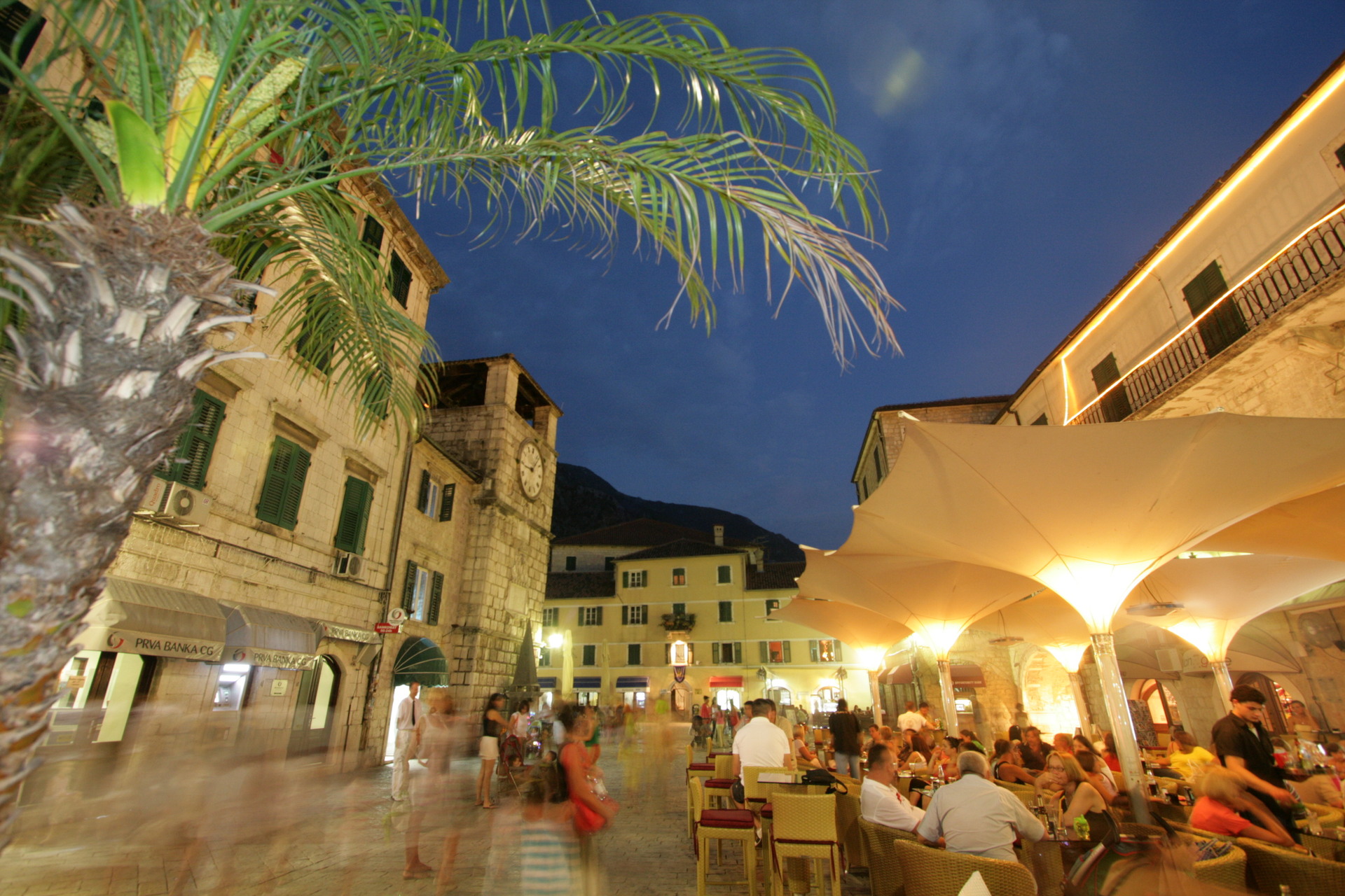 Grande parte da cidade medieval de Kotor ainda é preservada