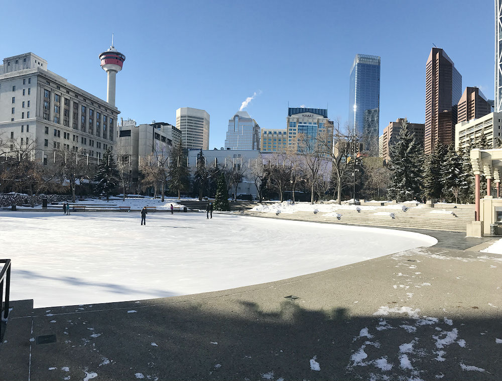 Vista da cidade de Calgary, na província canadense de Alberta