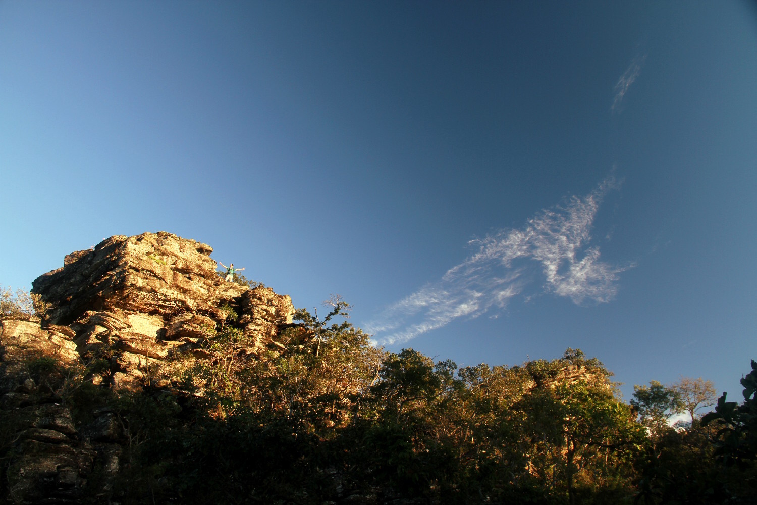 Final de tarde na Serra Dourada