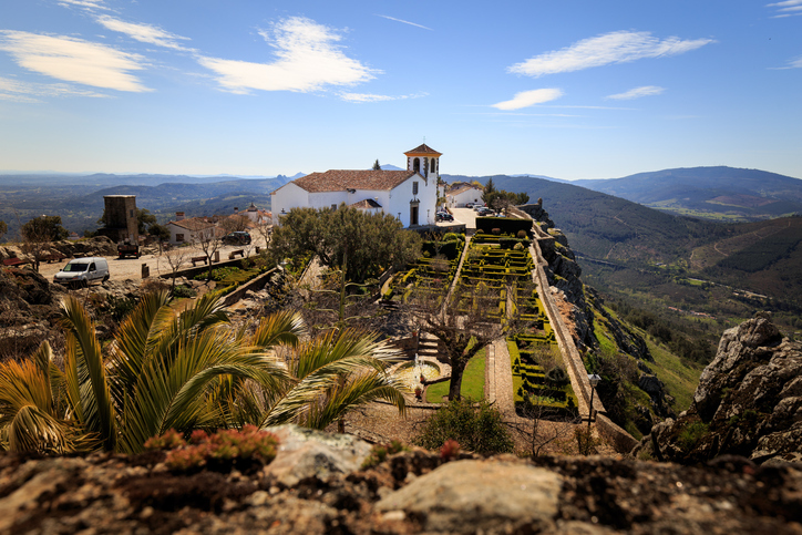 Vista do vilarejo de Marvão, na região do Alentejo