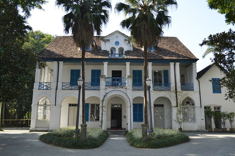 Fachada do Museu Nacional da Imigração e Colonização, no centro de Joinville