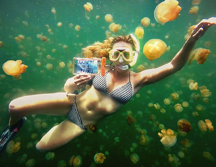 Palau, remoto arquipélago no Pacífico, foi o ponto de partida da volta ao mundo