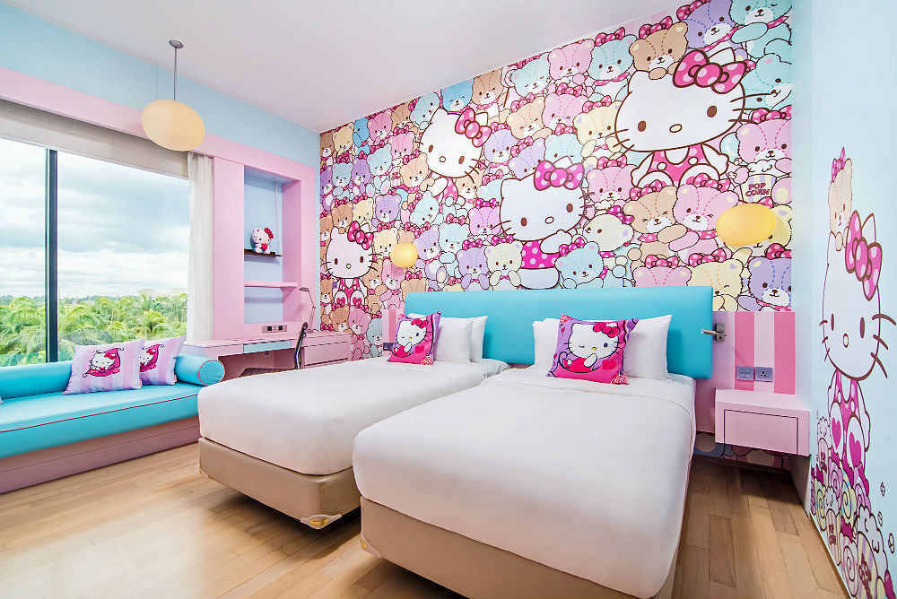 Hotel Jen Puteri Harbour lançou 12 quartos temáticos inspirados na Hello Kitty