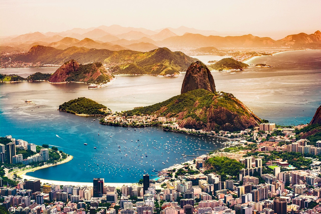 Vista do Pão de Açúcar, ums dos cartões-postais do Rio de Janeiro