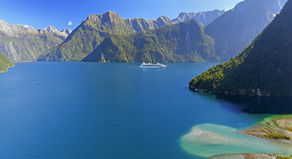 Doubtful Sound, um dos 14 fiordes da Nova Zelândia