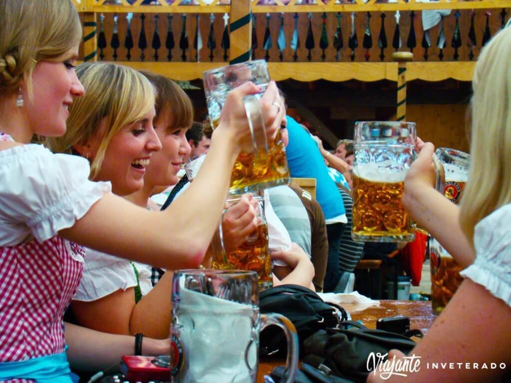 Abertura da Oktoberfest em Munique, na Alemanha