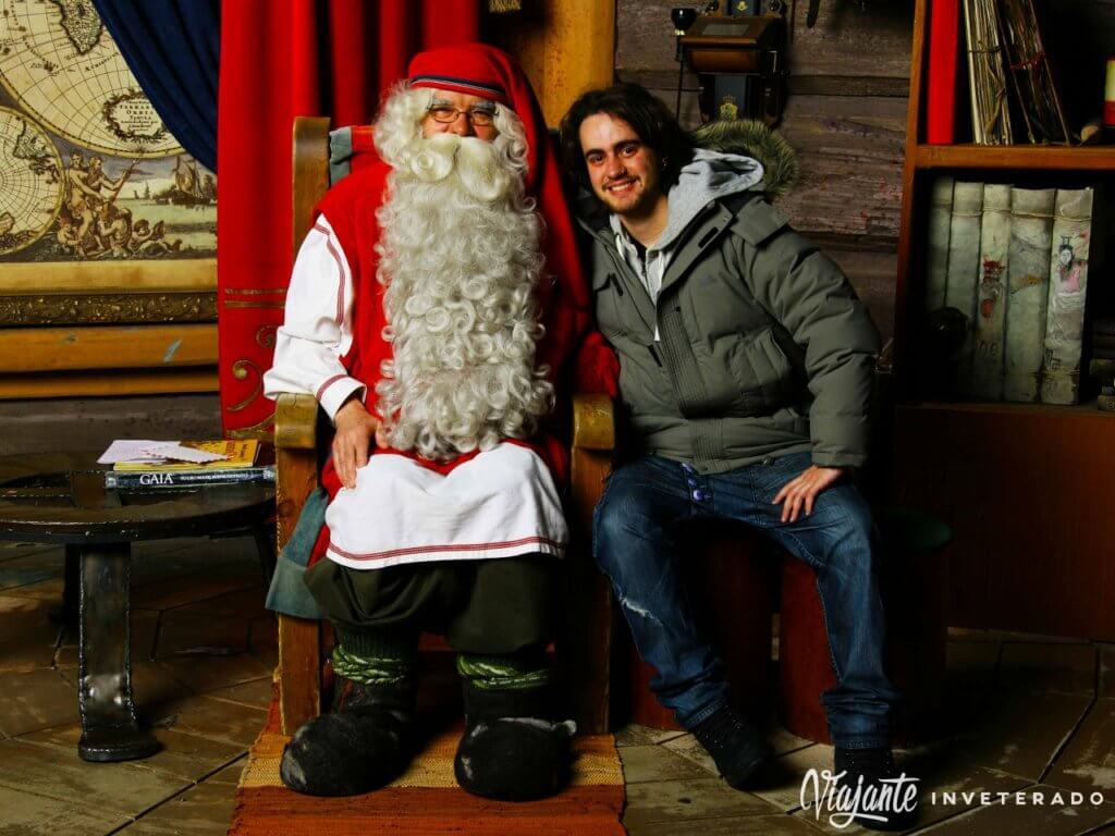 Encontro com Papai Noel em Rovaniemi, na Finlândia