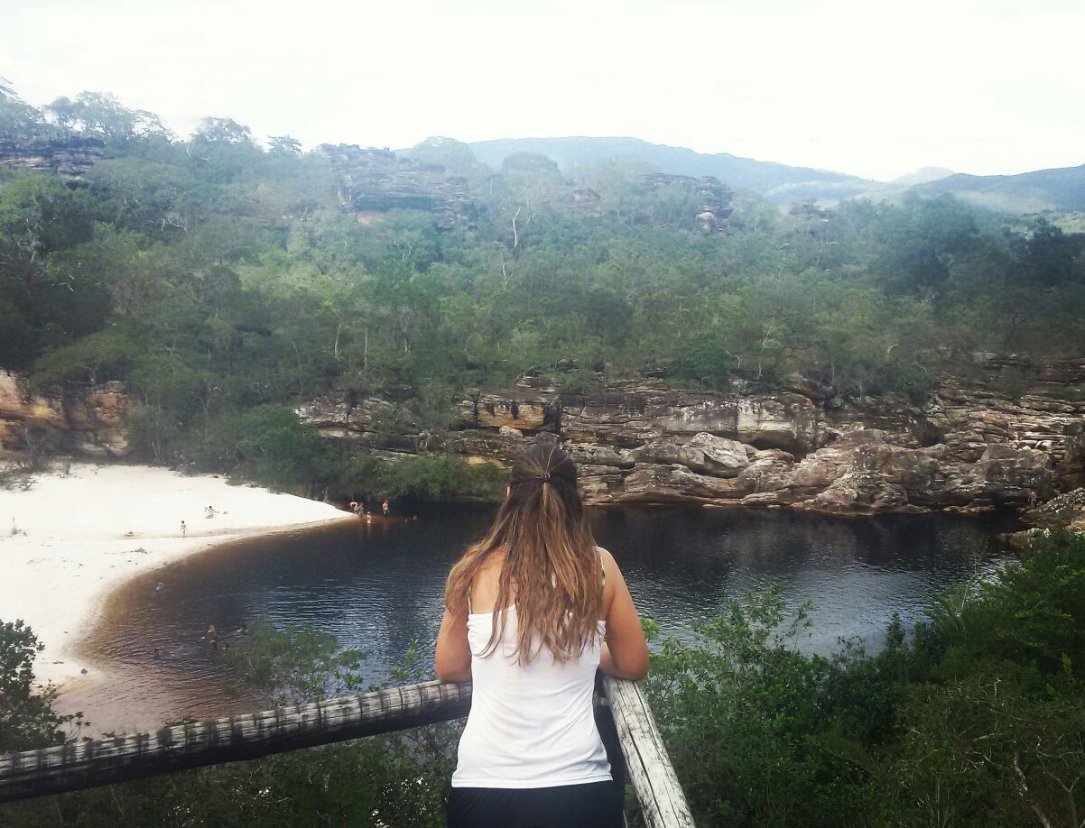 Parque Estadual do Rio Preto abriga a ‘prainha’ da Cachoeira do Crioulo