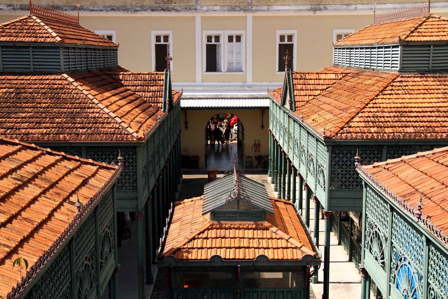 Vista do mercado de carne, no Ver-o-Peso, em Belém