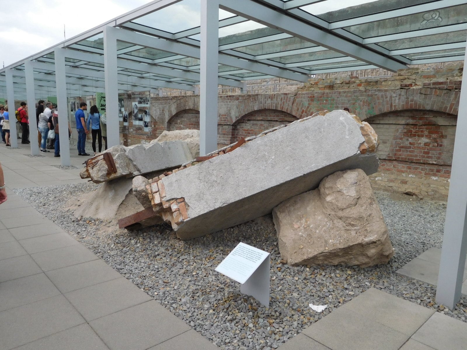 Parte do que restou do muro de Berlim