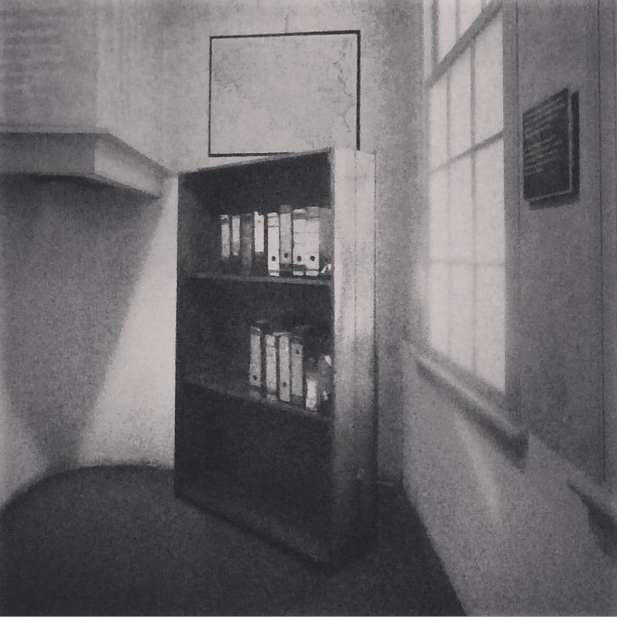 Porta giratória na Casa de Anne Frank, em Amsterdã, na Holanda