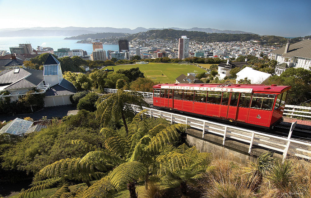 Kelburn Hill, em Wellington, capital da Nova Zelândia