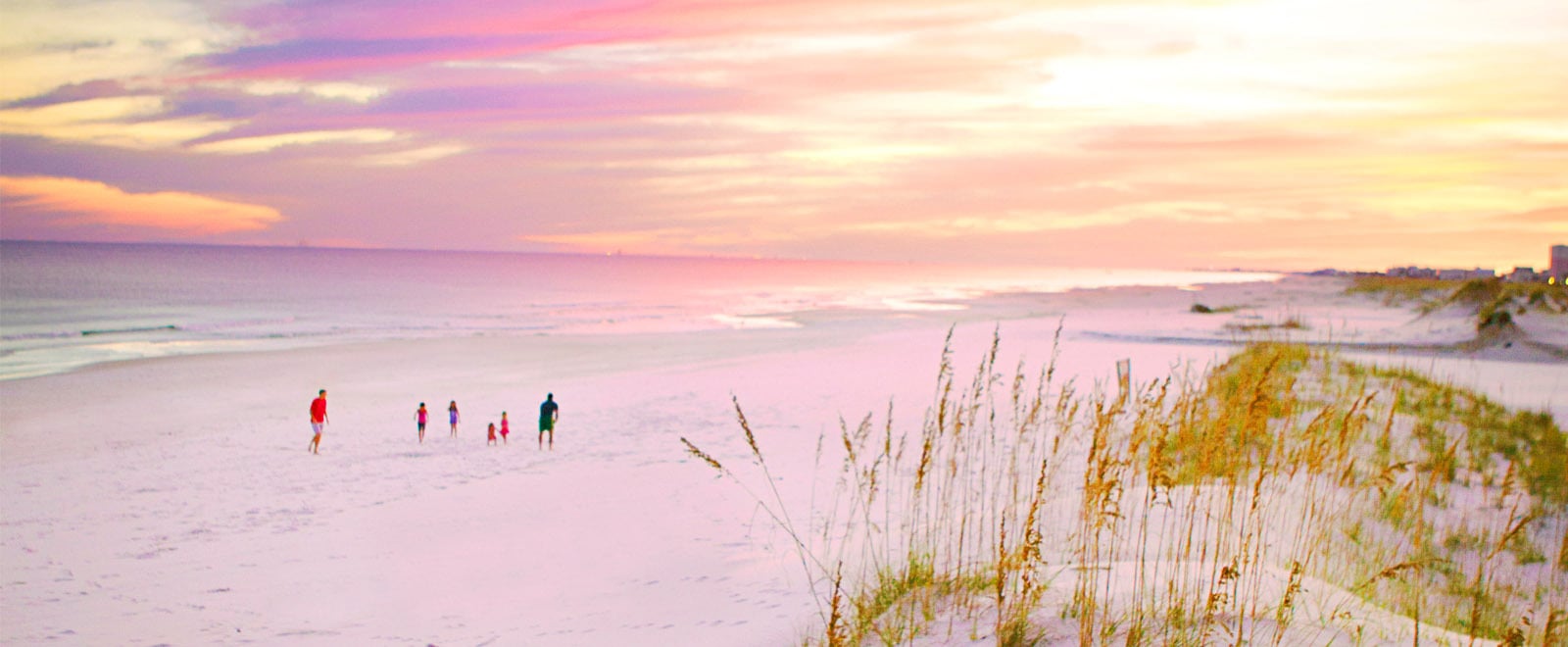 Pôr do sol em Gulf Shores