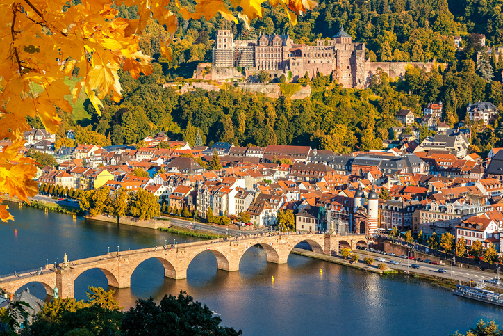 Vista panorâmica de Heidelberg