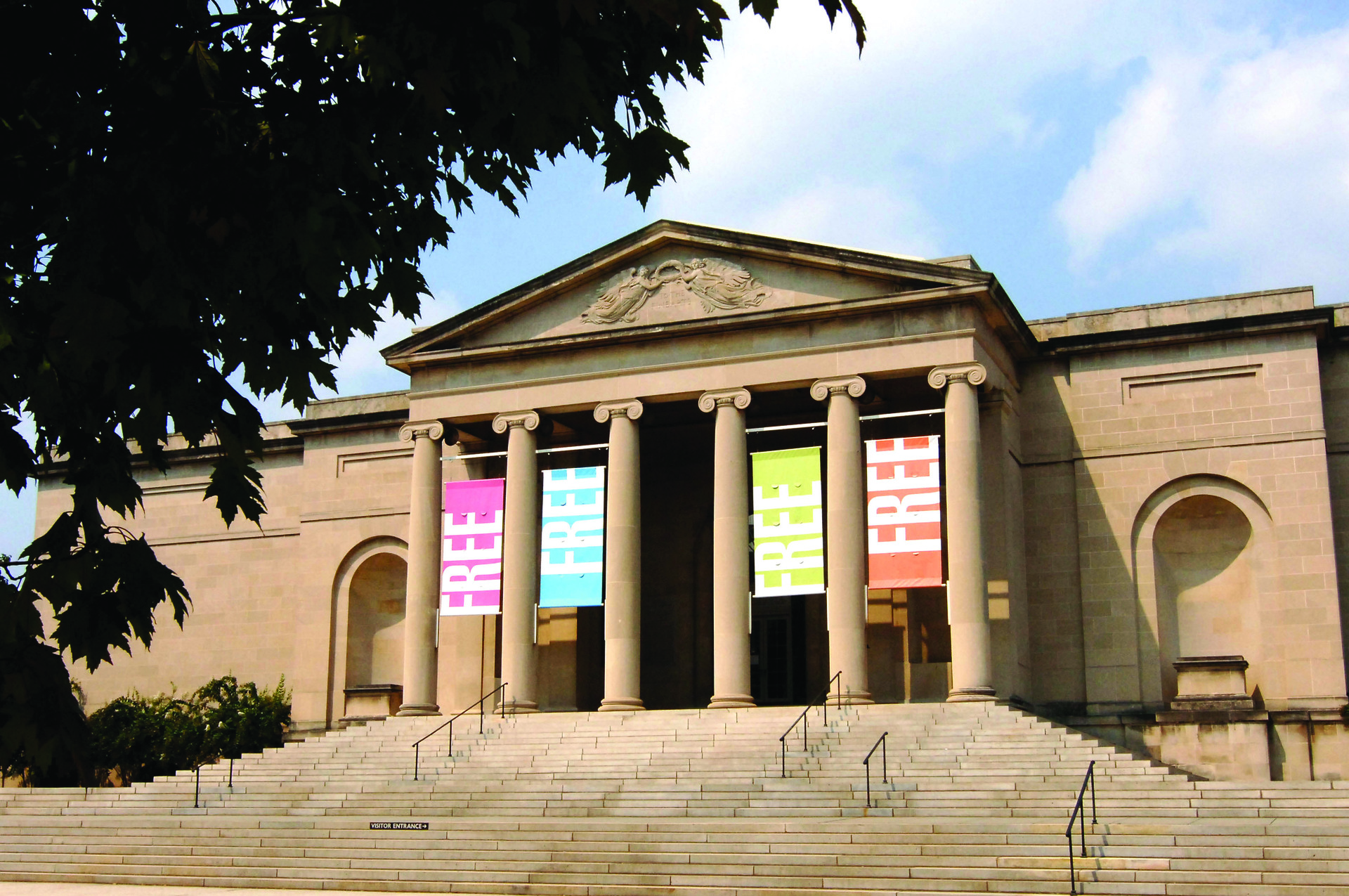 Fachada do Baltimore Museum of Art, que também serve de cenário na série ‘House of Cards’