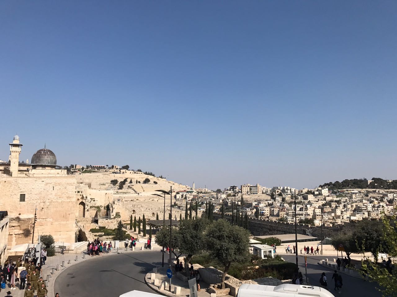 Vista da cidade santa de Jerusalém, em Israel