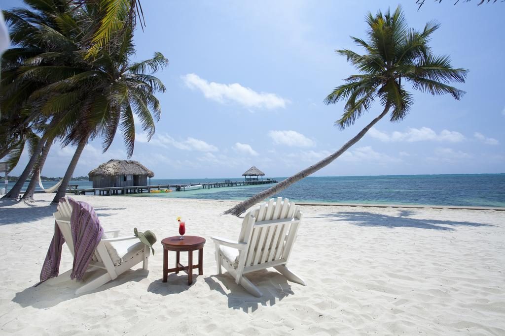 Praia do hotel Victoria House em San Pedro, Belize