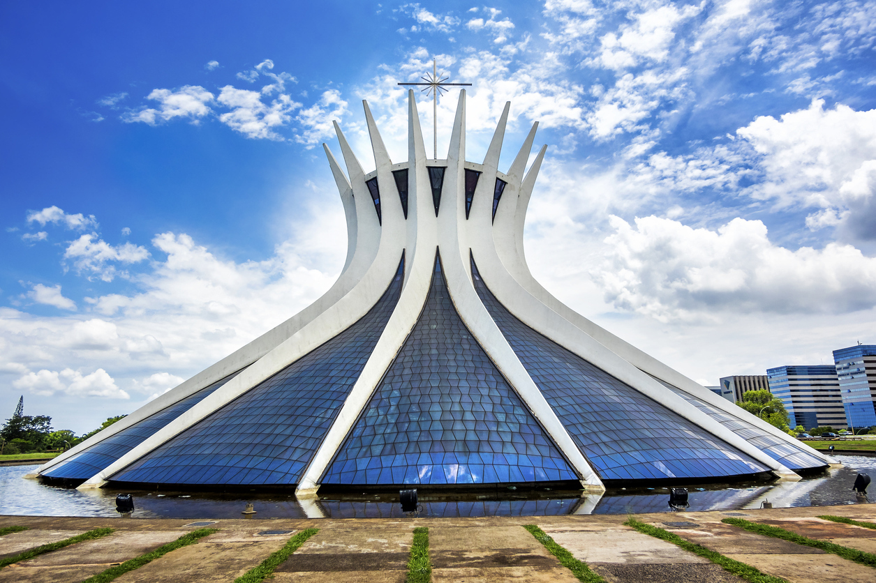 Catedral de Brasilia, um dos cartões-postais da capital federal