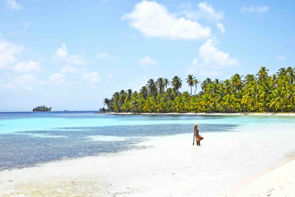 Uma das 365 ilhas do Arquipélago de San Blas, Panamá