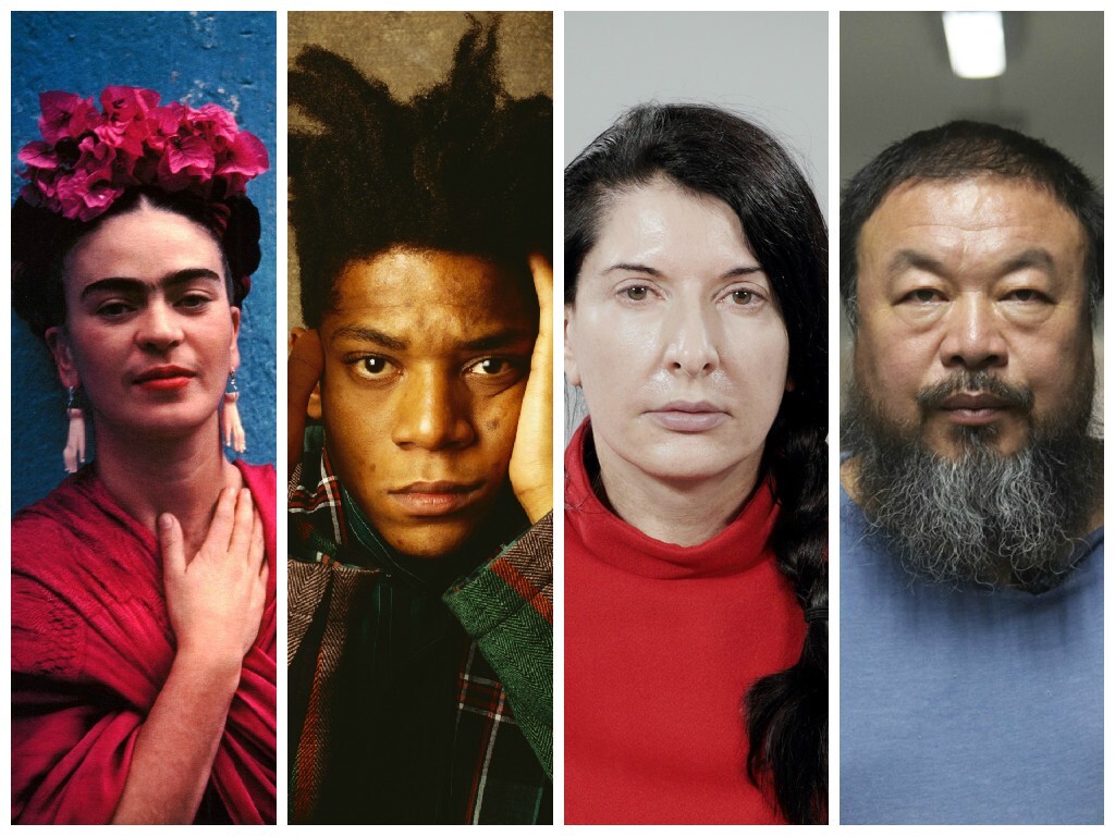 Lista traz documentários e cinebiografias de grandes nomes das artes, incluindo Frida Kahlo, Basquiat, Marina Abramović e Ai Weiwei