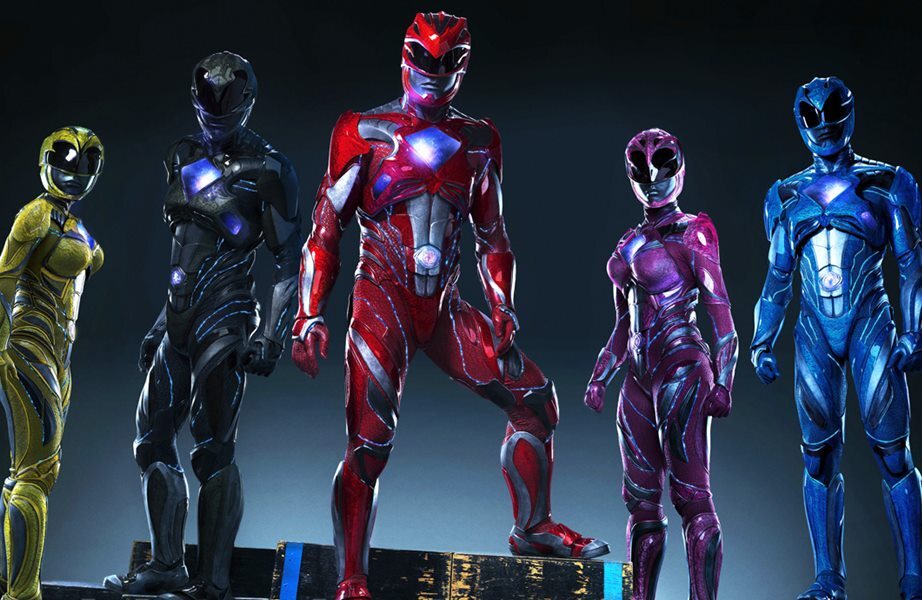 O novo visual dos Power Rangers