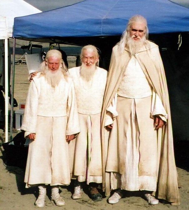 Você nunca vai saber qual dos três era o verdadeiro Gandalf em cada cena