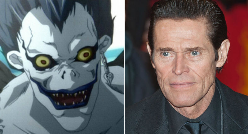 O anjo da morte Ryuk, que será interpretado por Willem Dafoe.