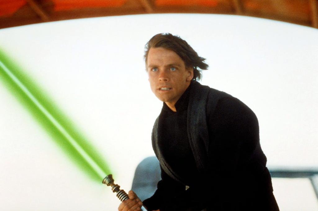 Luke Skywalker em "O Retorno de Jedi"