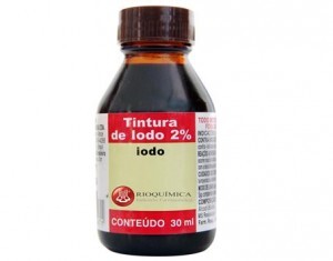 Médico indica tintura de iodo