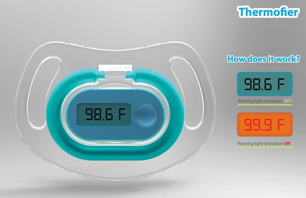 A chupeta Thermofier desenvolvida pelo jovem americano Anthony Halmon