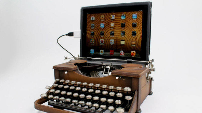 O dispositivo não funciona com máquinas de escrever elétricas/ Foto: Divulgação