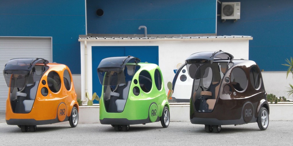 AIRPod chega a 80km/h, leva 3 pessoas e pode ser abastecido em qualquer posto (Divulgação/Guy Nègre)