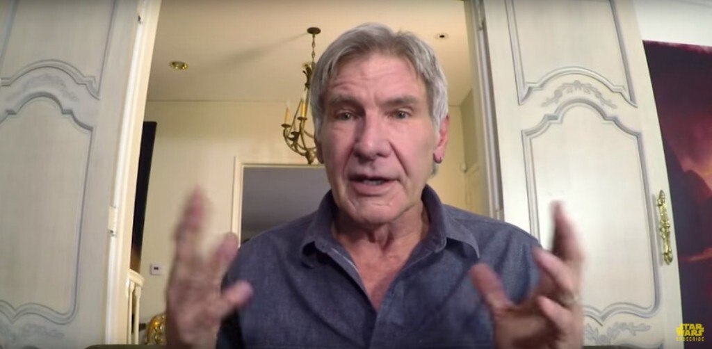 Cena do vídeo de Harrison Ford para a plataforma Omaze