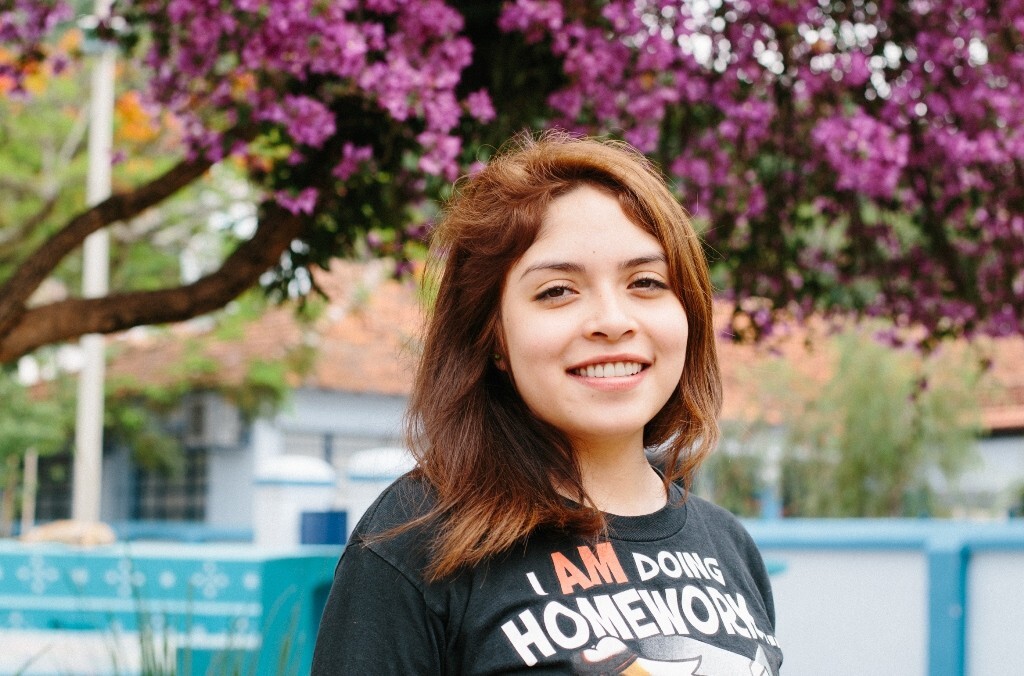 Fabiola Flores Luna, beneficiária da Turma do Bem