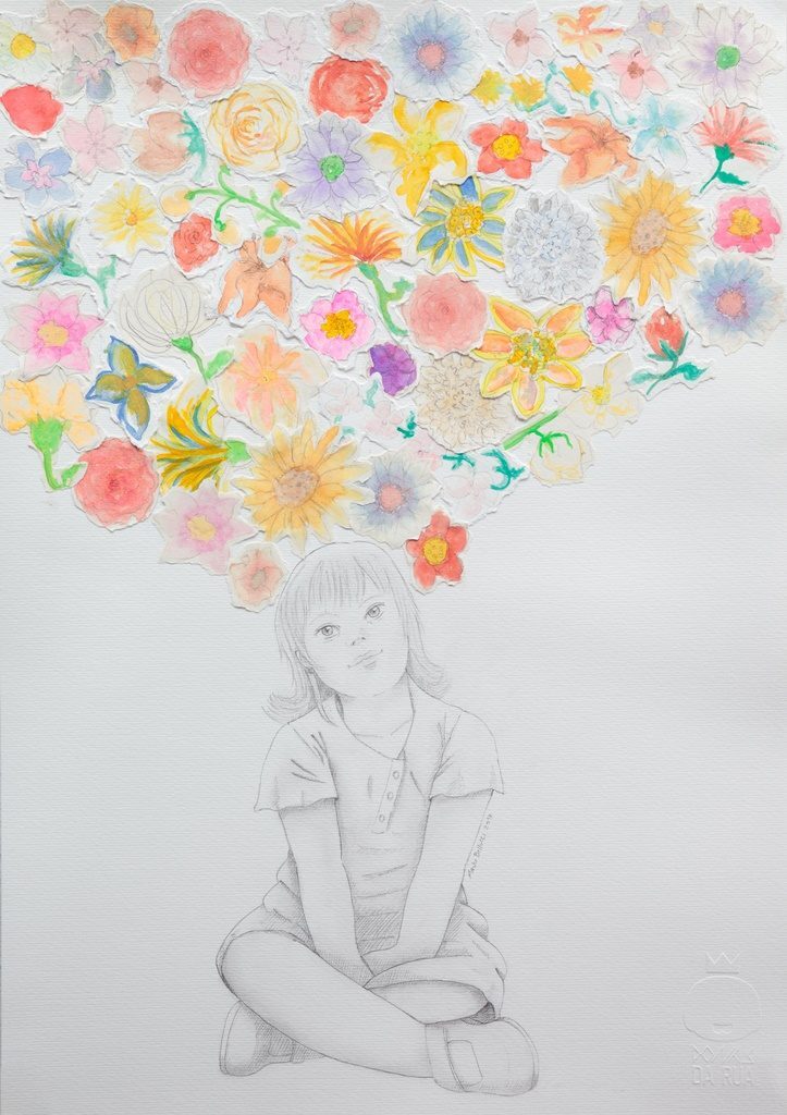 Releitura da personagem Tati feita pela artista Maju Bellucci