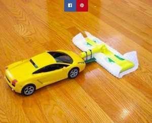 Brinquedo usado para outra finalidade