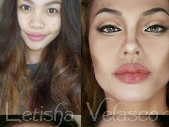 Letisha Velasco como Angelina Jolie
