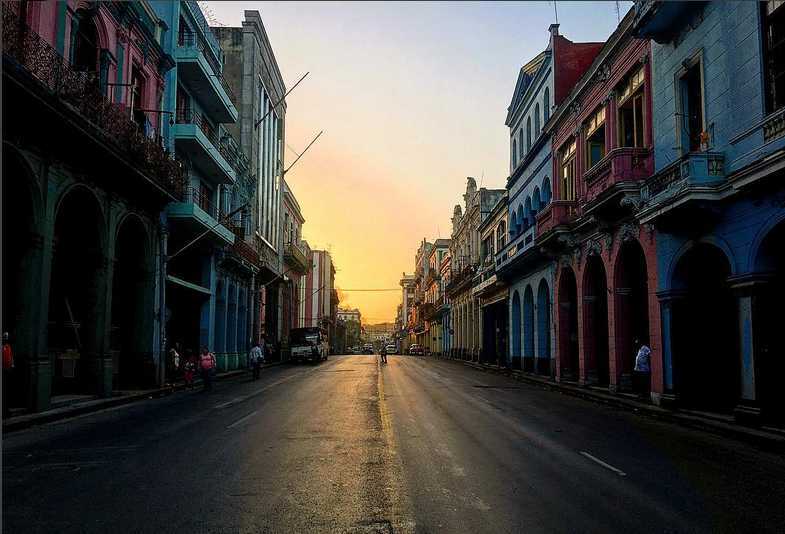 Uma das ruas de Havana