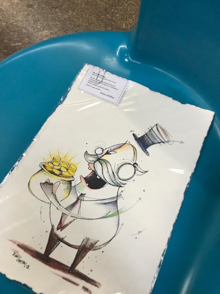 A quarta obra, “Mãos sujas”, também não foi encontrada