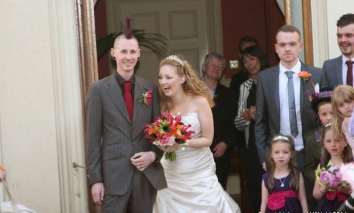 Samantha se casa com o marido Alex Beaven – Imagem: Reprodução