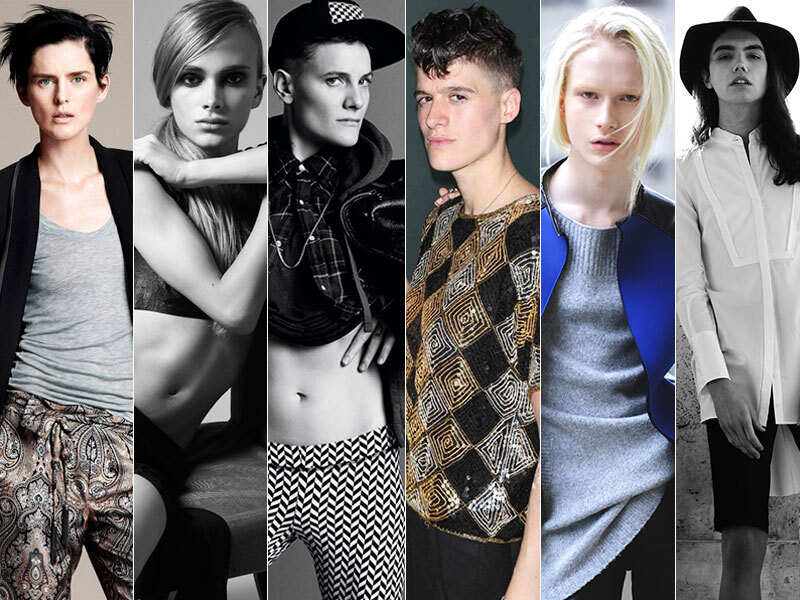 Stella Tennant, Stav Strashko, Casey Legler, Rain Dove, Goan Fragoso e Dylan Stephens.