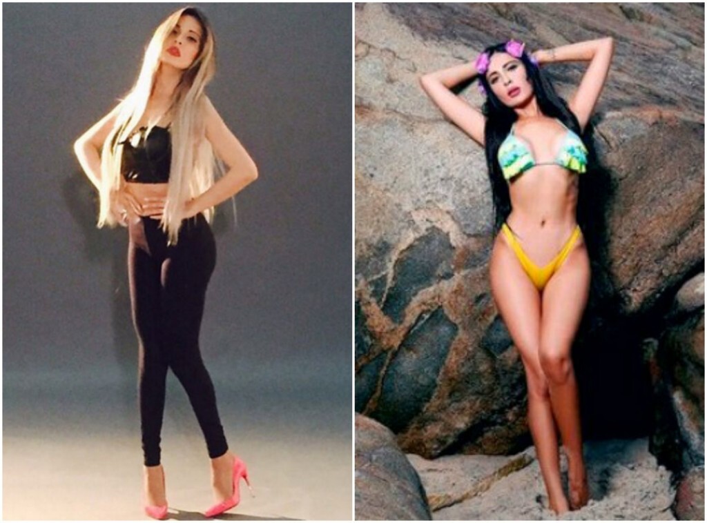 À esquerda, Susi Humana há 5 meses em foto publicada no Instagram; à direita, Susi Humana hoje (foto: Marcos Serra Lima/EGO)